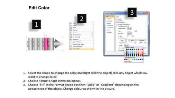 Ppt Consecutive Flow 5 Power Point Stage PowerPoint Templates