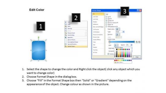Ppt Consecutive Illustration Of Blue Stage An Arrow PowerPoint Templates