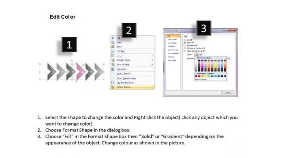 Ppt Consecutive Practice Of 6 Concepts Through Circular Arrows PowerPoint 2010 Templates