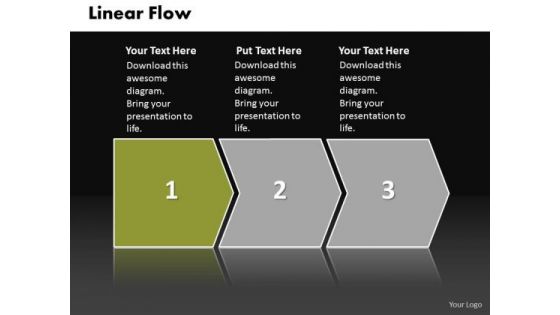 Ppt Consecutive Work Flow Chart PowerPoint Business Communication Diagram Templates