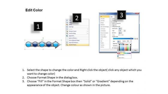 Ppt Consistent Imitation Of Marketing Process Using 5 Phase Diagram PowerPoint Templates