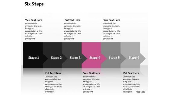 Ppt Consistent Way To Anticipate Marketing Losses Six Steps PowerPoint Templates