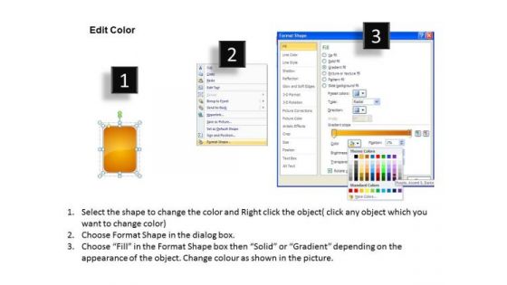 Ppt Constant Representation Of Yellow Stage Arrow PowerPoint Templates