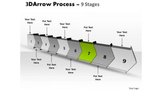 Ppt Continous Selling PowerPoint Presentations Flow Means Charts Diagram 8 Graphic