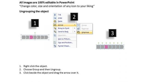 Ppt Continuous Flow Illustration Steps Of Process PowerPoint Templates