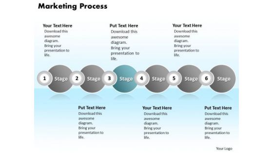 Ppt Continuous Illustration Of Business Planning Using 6 Stages PowerPoint Templates