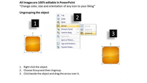 Ppt Continuous Illustration Of Orange Approach Arrow PowerPoint Templates