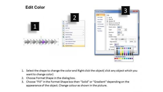 Ppt Continuous Imitation Of Marketing Process Using 10 Stages PowerPoint Templates