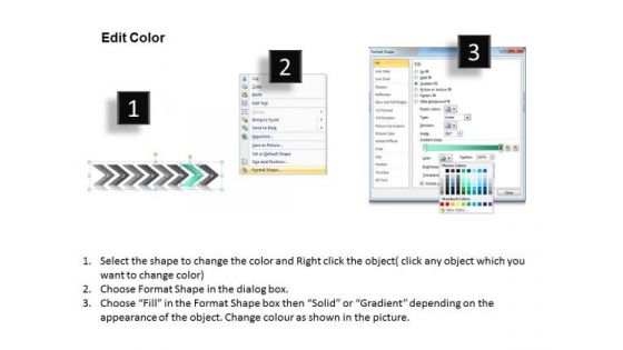 Ppt Continuous Implementation Of 8 Steps Committed Process PowerPoint Templates
