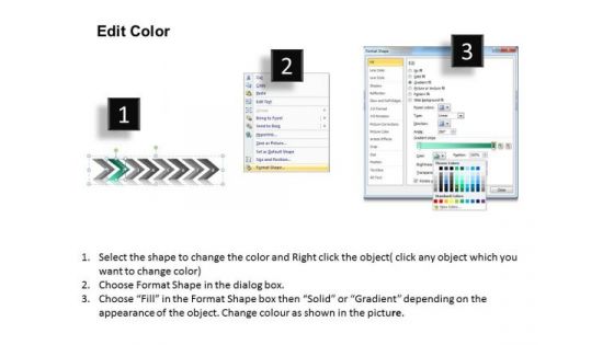 Ppt Continuous Implementation Of 8 Steps Containted Process PowerPoint Templates