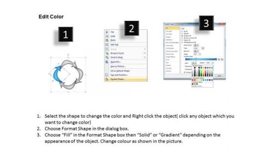 Ppt Curved Arrows PowerPoint Templates Pointing Inwards Step 4