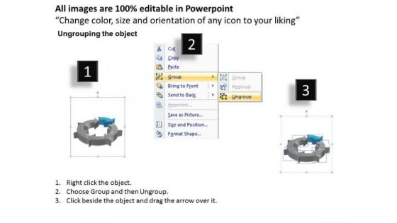 Ppt Demonstartion Of Circular Motion PowerPoint Procedure 7 State Diagram Templates