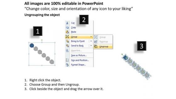 Ppt Descending Circles Connections Travel With Arrow PowerPoint Templates