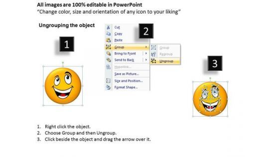 Ppt Design PowerPoint 2007 Of A Cheerful Smiley Templates