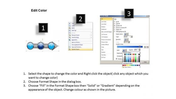 Ppt Direct Description Of Banking Process Using 3 Stages PowerPoint Templates