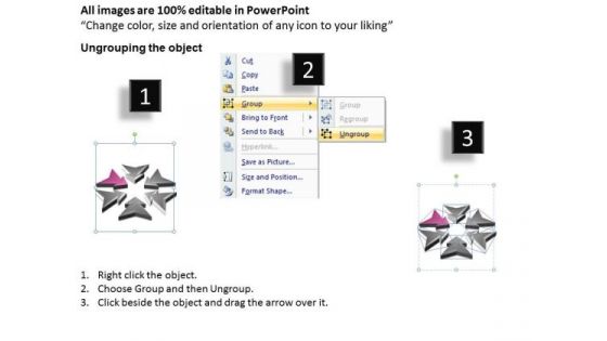 Ppt Direction Arrows Of World Business PowerPoint Templates Process Editable