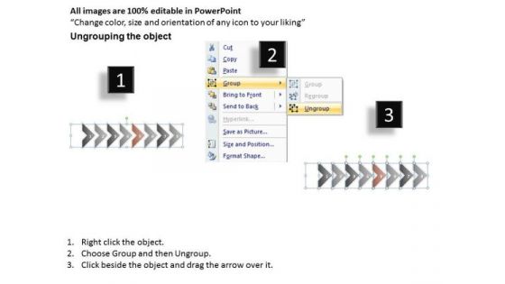 Ppt Eight Consecutive Practice The PowerPoint Macro Steps Of Marketing Process Templates