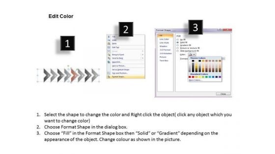 Ppt Eight Consecutive Practice The PowerPoint Macro Steps Of Marketing Process Templates
