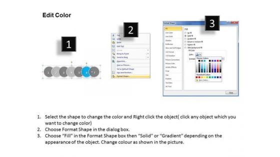 Ppt Equivalent Seven Phase Diagram Business PowerPoint Templates