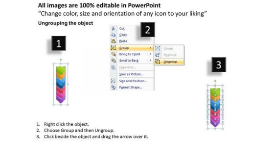 Ppt Erectile 7 Stages Represented By Arrow PowerPoint Templates