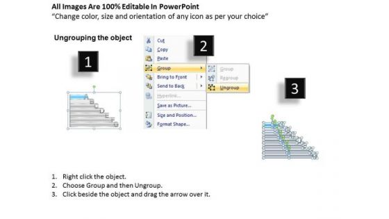 Ppt Fancy Letters Abcdefg With Textboxes Process PowerPoint Templates
