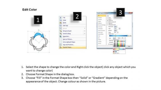 Ppt First Arrow Pointing To Form Square PowerPoint Templates