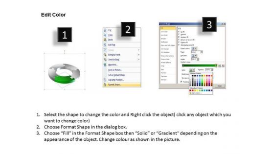 Ppt Five Stages Circular Writing Process PowerPoint Presentation Templates