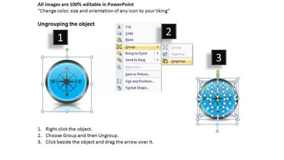 Ppt Graphics Compass PowerPoint Slides And Ppt Templates