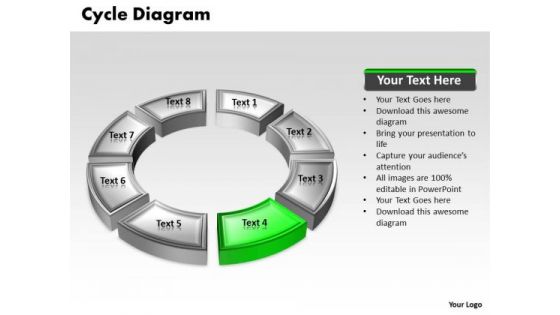 Ppt Green Animated Multicolor Cycle Diagram Layouts PowerPoint Templates