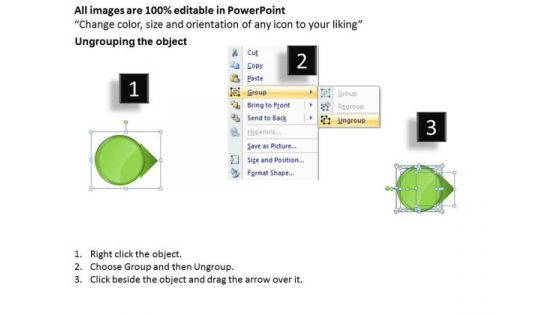 Ppt Green Circular Motion PowerPoint Arrow Process Flow Charts Templates