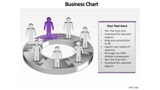 Ppt Group Of Pc World PowerPoint Remote Concept People With 3d Pie Chart Templates