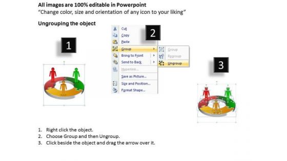 Ppt Group Of People Presentation Layouts Circular Puzzle PowerPoint Templates