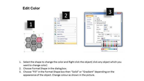 Ppt Hexagon Angles Model Editable Layouts PowerPoint 2003 Business Templates