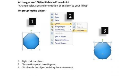 Ppt Hexagonal Curved Text PowerPoint 2007 Boxes Arrow Templates