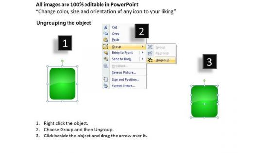 Ppt Homogenuous Abstraction Of Green Concept An Arrow PowerPoint Templates