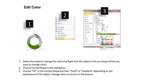 Ppt Information Process Cycle Diagram PowerPoint Templates 3 Phase