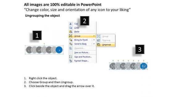 Ppt Interconnected Seven Stages Of Writing Process PowerPoint Presentation Templates