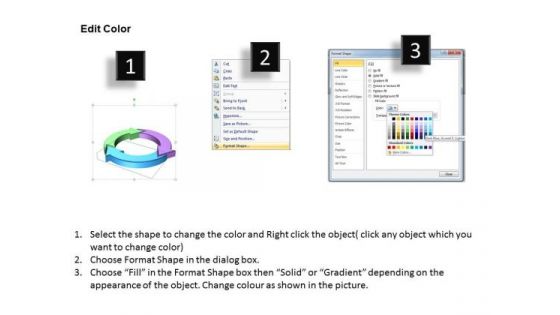Ppt Interconnected Systems Arrows Pointing Inwards Circle PowerPoint Templates
