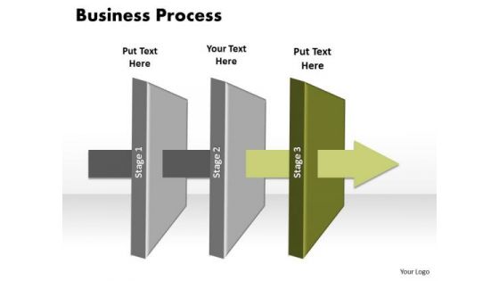 Ppt Layer 3 Free Business PowerPoint Slide Text Linear Process Templates