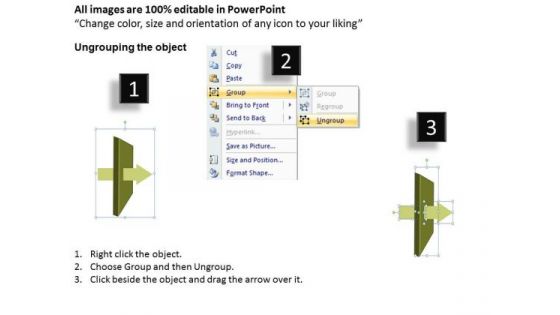 Ppt Layer 3 Free Business PowerPoint Slide Text Linear Process Templates