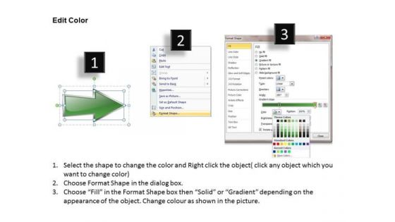 Ppt Linear Abstraction Arrow Gantt Chart PowerPoint Template Templates