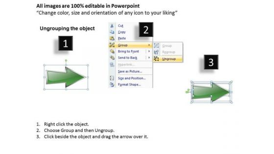 Ppt Linear Abstraction To Represent Business Issues Using Arrows PowerPoint Templates