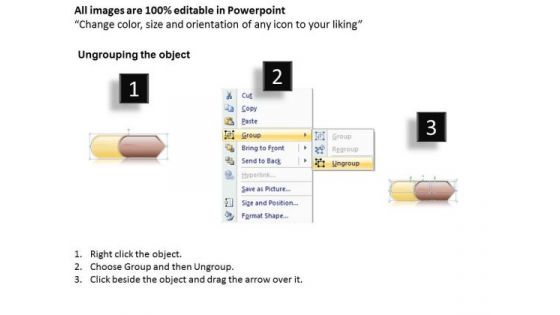 Ppt Linear Arrow 2 Stages PowerPoint Templates