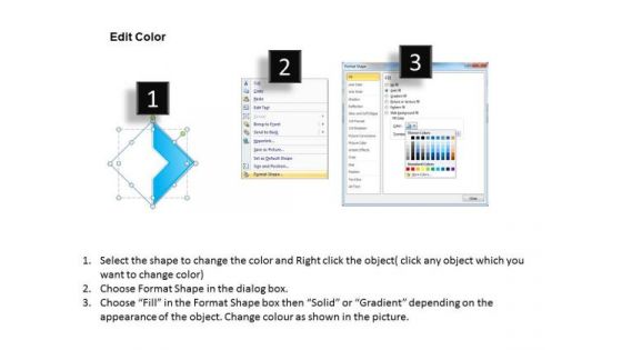 Ppt Linear Arrow 3 Stages PowerPoint Templates