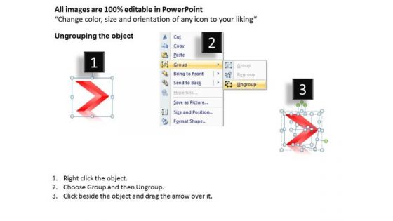 Ppt Linear Arrows 9 State PowerPoint Presentation Diagram Templates