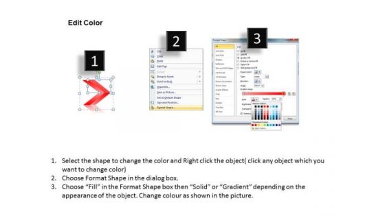Ppt Linear Arrows 9 State PowerPoint Presentation Diagram Templates