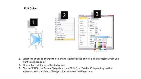 Ppt Linear Demo Create Flow Chart PowerPoint 6 Phase Diagram Style 1 Templates