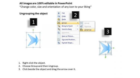 Ppt Linear Flow 7 Phase Diagram Picture Style PowerPoint 2010 Templates