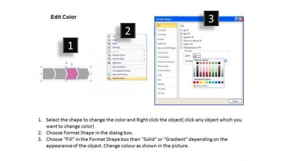 Ppt Linear Flow Business PowerPoint Theme Process Management Chart Templates