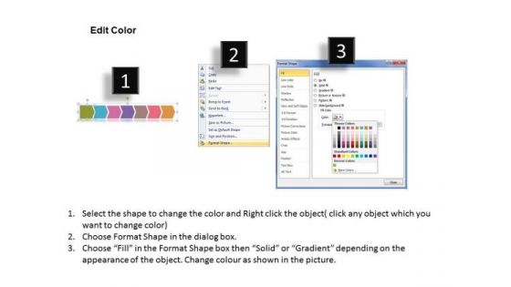 Ppt Linear Flow PowerPoint Theme Illustration Steps Of Process Templates